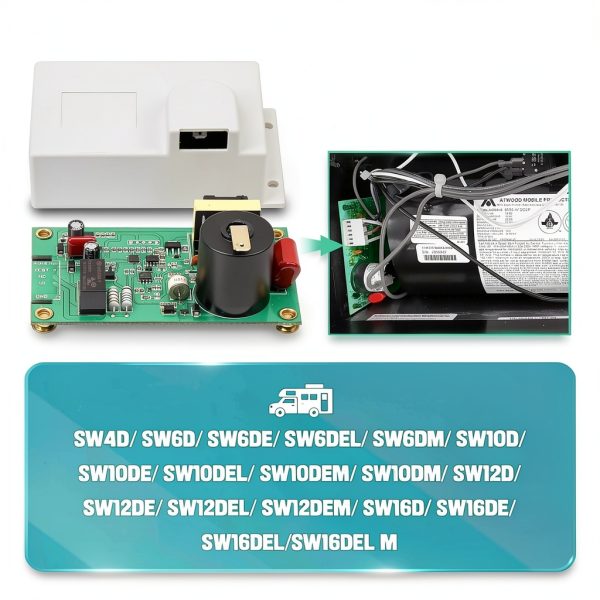 ATVMaster Water Heater Control Circuit Board 520814 Green-1